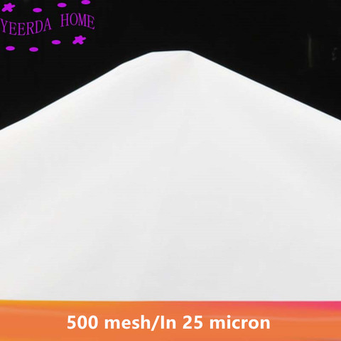 500 de malla/en 25 micras gasa agua filtro de malla de nylon de soja pintura pantalla café vino, tela de filtro de tela industrial 3 tamaño ► Foto 1/5