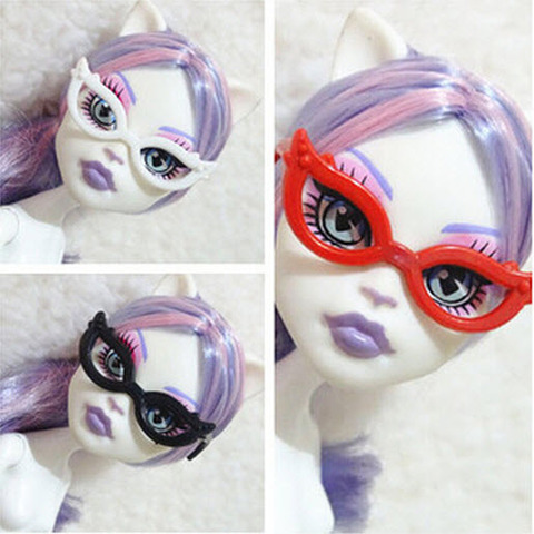 10 unids/set muñecas accesorios Mini gafas de plástico para Monster High MUÑECAS para demonio muñecas 1/6 casa de muñecas niños juguete gafas ► Foto 1/1