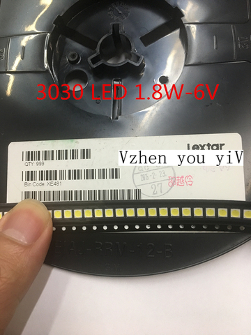 260 piezas Lextar retroiluminación LED de alta potencia 1,8 W 3030 V blanco 150-187LM PT30W45 V1 aplicación de TV ► Foto 1/1