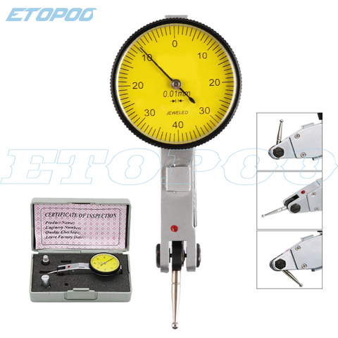 0 0,01 MM 0,8 MM Escala de medidor de nivel precisión métrica raíles de cola de milano indicador de prueba Indicador de Dial indicador de dial indicador ► Foto 1/6