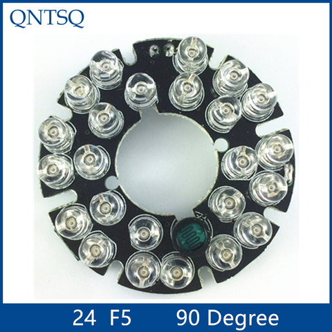 Infrarrojos 24x5 IR LED bordo 90 grados para cámaras CCTV visión nocturna DC12V alimentación. CY24F5-90A ► Foto 1/3