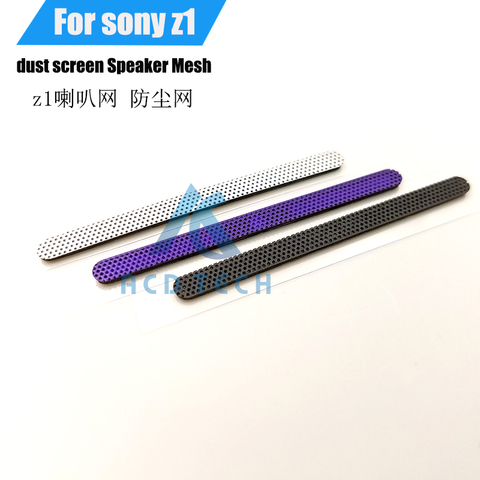 Aocarmo-altavoz inferior de malla antipolvo para Sony Xperia Z1 L39H C6902 C6903, color negro/plata/púrpura ► Foto 1/3