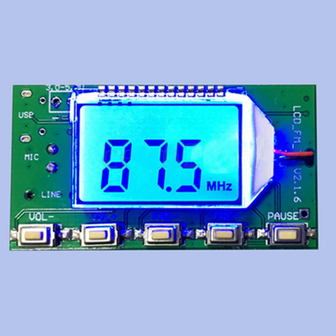 1 Pc FM Transmisor módulo Digital DSP PLL estéreo inalámbrico micrófono 87-108 MHz nuevo ► Foto 1/1