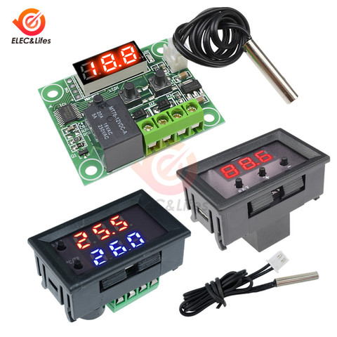 12 V W1209 W1209WK termostato Digital controlador de temperatura regulador termoregulator incubador medidor DC NTC termistor Sensor ► Foto 1/6