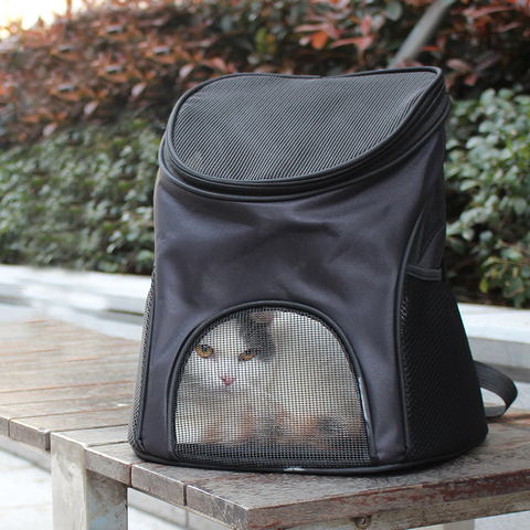 Mochila porta gato para viaje al aire libre, bolsa de verano transpirable para mascotas, productos para mascotas ► Foto 1/6