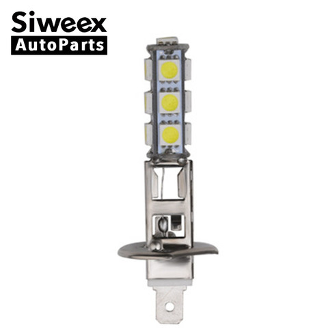 Bombilla LED blanca de alta potencia para faro delantero de coche, luz antiniebla, 12V CC, H1, 13 SMD, 5050, 1 Uds. ► Foto 1/5