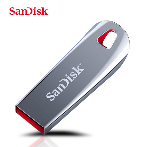 100%, unidad Flash USB Original SanDisk de 64GB, 32GB, de 16GB disco USB, unidad Mini USB 2,0, Memoria Pendrive, unidad en U para ordenador ► Foto 1/6