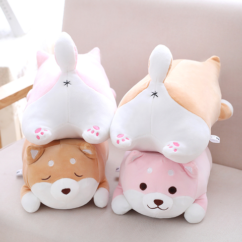 36cm gordo lindo perro Shiba Inu juguete de peluche Kawaii peluche suave viñetas de animales almohada sofá decoración regalo para niños de los niños del bebé ► Foto 1/6