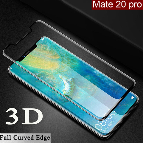 3D Curved Tempered Glass For Huawei Mate 20 Pro Full Cover 9H Protective film Screen Protector For Huawei Mate 20 / Mate 20 Lite ► Foto 1/6