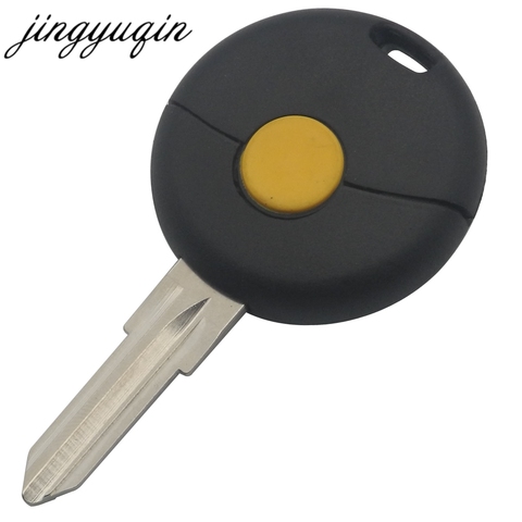 Jingyuqin 1 botón carcasa de llave a distancia de coche para Mercedes Benz Smart Fortwo Cabrio City Cross Fob Case Cover ► Foto 1/3