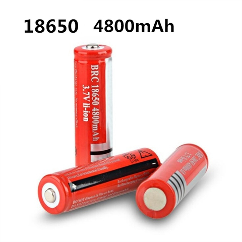 18650 batería recargable de la batería de litio de 4800mAh batería de Li-ion de 3,7 V para la linterna antorcha 18650 GTL EvreFire ► Foto 1/3