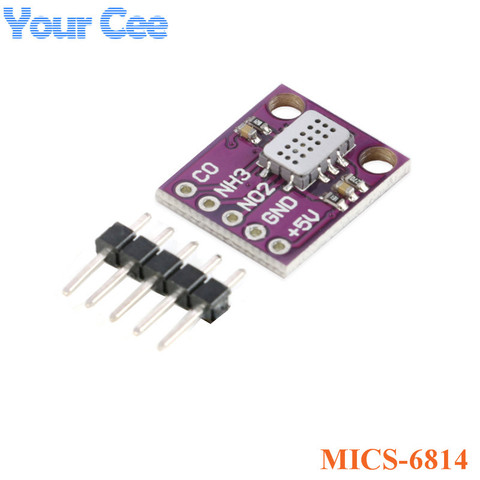 MICS-6814 calidad del aire CO NO2 NH3 nitrógeno carbono Gas Sensor módulo para Arduino ► Foto 1/6