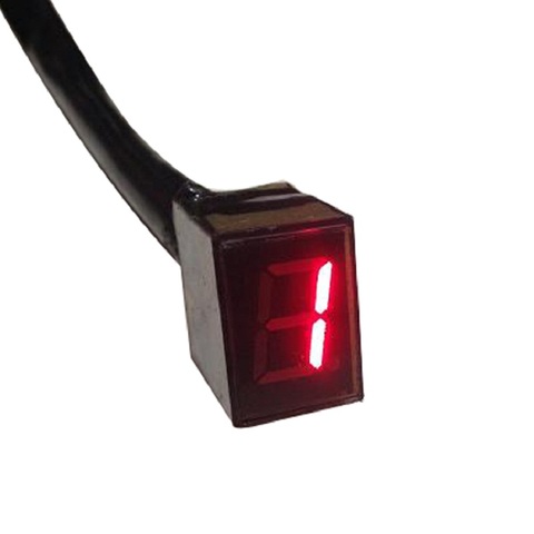 Rojo LED Universal Indicador de engranaje Digital motocicleta pantalla palanca de cambio Sensor 5 engranajes al por mayor ► Foto 1/6