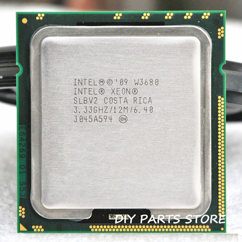 INTEL XONE W3680 seis core 3,33 MHz LeveL2 8 M 4 core frecuencia Turbo 3600 para lga 1366 montherboard ► Foto 1/2