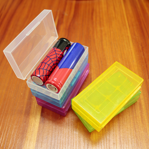 1 unids/lote 18650 batería de litio recargable caja de batería caja de almacenamiento caja de plástico transparente impermeable ► Foto 1/3