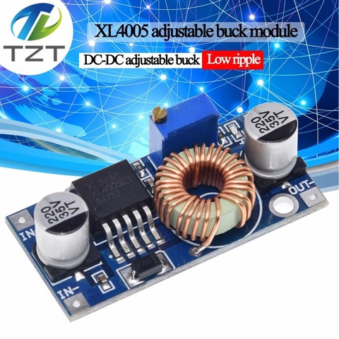 TZT-módulo de fuente de alimentación XL4005 DSN5000 Beyond LM2596 DC-DC, reductor ajustable, 5A, gran corriente de 5A ► Foto 1/6
