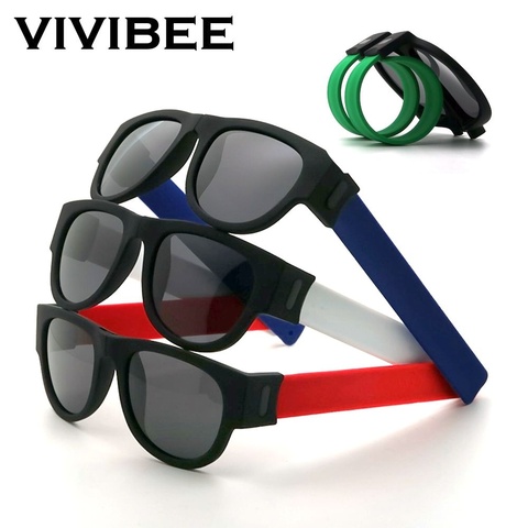 Gafas de sol polarizadas para hombre y mujer, pulsera de rodillo plegable, gafas de sol cuadradas de moda 2022 ► Foto 1/6