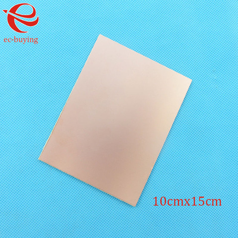 Placa de un solo lado laminada de cobre, CCL, 10x15cm, 1,4mm, tabla Universal de baquelita, práctica, PCB, Kit artesanal, 100x150x1,4mm ► Foto 1/6