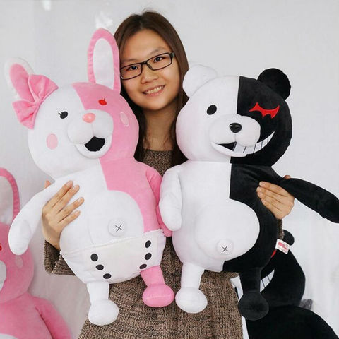 Nuevos juguetes de peluche de conejo rosa y blanco juguete de muñeca de conejo Dangan Ronpa Monokuma ► Foto 1/6