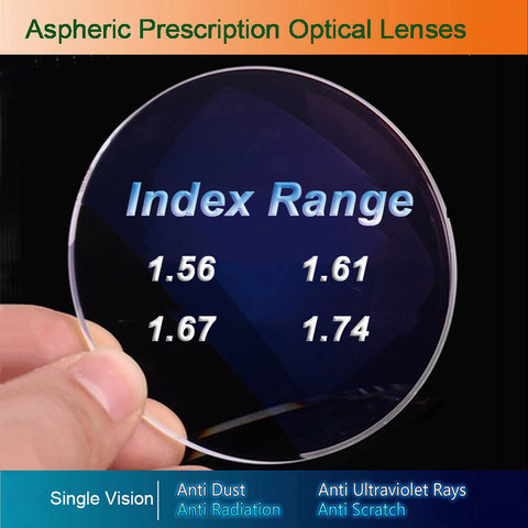 Gafas ópticas de visión única gafas de prescripción para miopía/hipermetropía/presbicia gafas CR-39 lente de resina con recubrimiento ► Foto 1/6