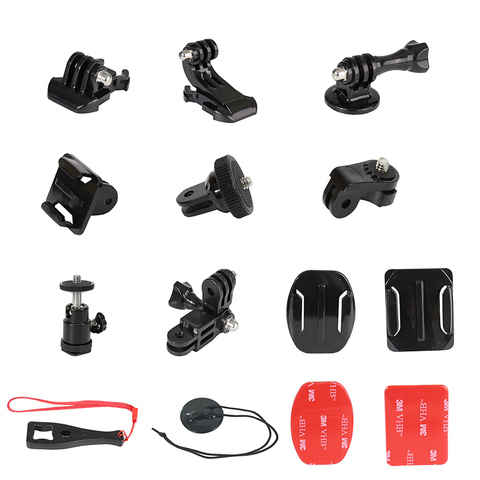 Para GoPro SJCAM Sj4000 EKEN H9 Xiaomi Yi 4K de SONY DJI OSMO accesorios acción de la Cámara de Go pro Hero 9 8 7 6 5 4 sesiones Kit ► Foto 1/6