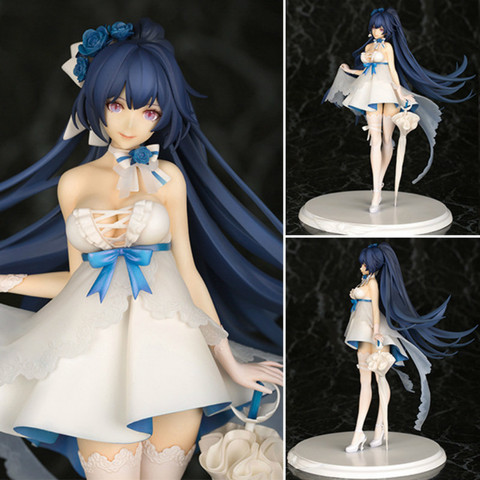 Vestido de novia Myethos Raiden Mei MmiHoYo con paraguas, figuras de acción y juguetes de PVC, figuras de Anime japonesas, figuritas coleccionables ► Foto 1/1