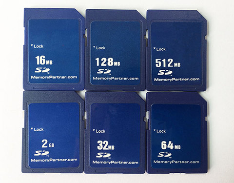 Tarjeta SD de 16MB, 32MB, 64MB, 128MB, 256MB, 512 MB, 1GB, 2GB, Tarjeta de memoria Flash Digital SD segura, Tarjeta Card, envío gratis ► Foto 1/6