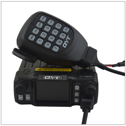 QYT-minitransceptor de Radio FM móvil KT-7900D, Quad Band, 136-174/220-270/350-390/400-480MHz, 25W, 200 canales, pantalla colorida ► Foto 1/6
