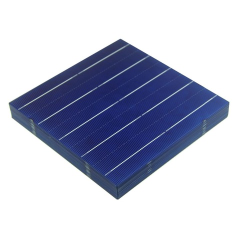 156 unidades 4,5 W 100mm células solares policristalinas fotovoltaicas 6x6 para el sistema de paneles solares DIY ► Foto 1/6