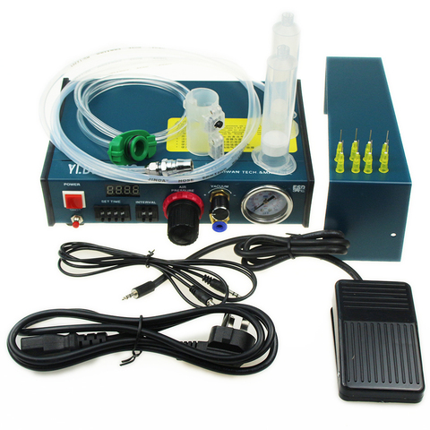 Controlador de líquido de pasta de soldadura automática, 220V, dispensador de líquido con cuentagotas, dispensador de pegamento, YDL-983A ► Foto 1/6