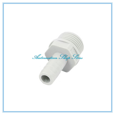 Modelo de agua de acero accesorios 1/8 1/4, 3/8 1/2BSP accesorio de tubo roscado macho a 6 8 10 12 14mm de plástico pagoda lengüeta cola de la manguera conector ► Foto 1/2