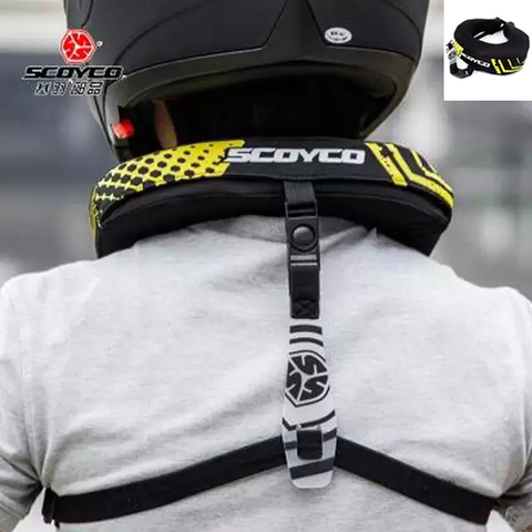 Scoyco retardante de llama a prueba de viento Protector de cuello de motocicleta MX ATV soporte de cuello de carreras engranaje Protector NO2B ► Foto 1/6
