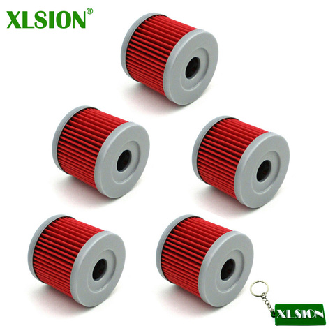 XLSION 5x filtro de aceite para YX150 YX160 Z155 150cc 160cc 1P60 Lifan Zongshen Loncin CB250 motor 150cc 200cc 250cc suciedad Pit Bike ► Foto 1/5