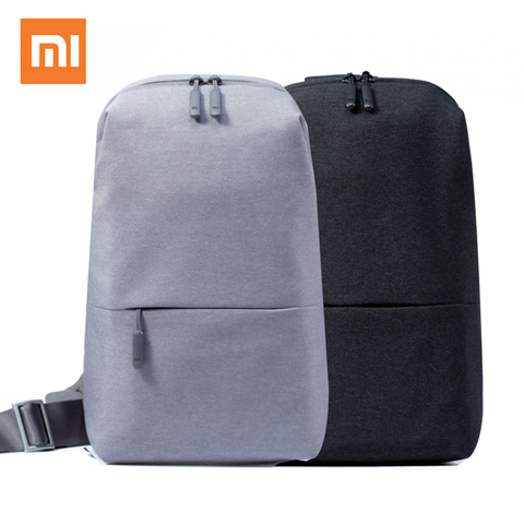 Xiaomi-mochila de pecho urbana para hombre y mujer, Original, de tamaño pequeño, tipo hombro, Unisex, con capacidad de 4L, mochila escolar para tableta ► Foto 1/6
