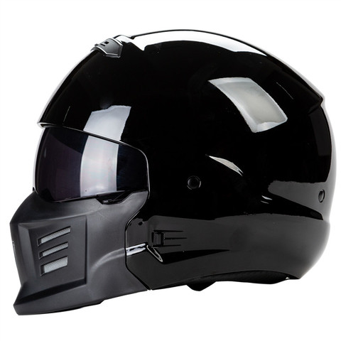 2022 nueva llegada casco motocicleta modular DOT aprobado ZR-881 EXO casco de combate agresivo de aspecto exterior y peso ligero ► Foto 1/6