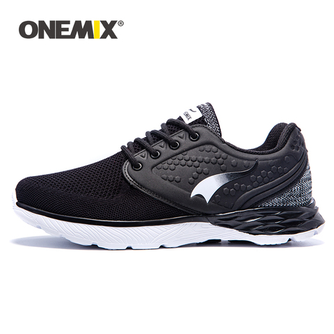 ONEMIX-zapatillas para correr para hombre, calzado deportivo liviano de malla transpirable, zapatillas de tenis de diseño Original para exteriores, para caminar ► Foto 1/1