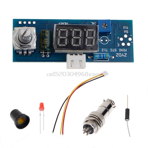 Digital Estación de soldadura de hierro temperatura controlador Bluetooth para HAKKO T12 manija # H028 # ► Foto 1/6