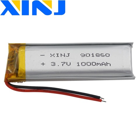 XINJ-batería LiPo recargable de polímero de litio, 3,7 V, 1000mAh, celda de iones de litio 901860 para cámara, DVR, DVC, GPS, E-book, grabadora de conducción ► Foto 1/4