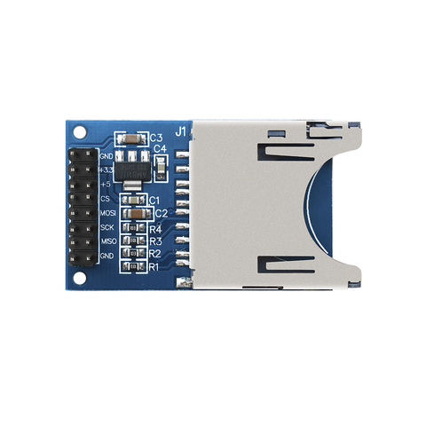 ¡Envío gratis! Módulo de tarjeta SD, lector de zócalo de ranura para Arduino UNO R3 Mega 2560 Nano ► Foto 1/6