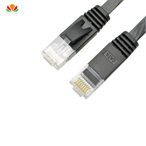 Cable de red plano UTP CAT6 30m 50m, cable de ordenador, cable de parche gigabit ethernet, adaptador RJ45, cables de par trenzado de cobre, cable GigE LAN ► Foto 1/6