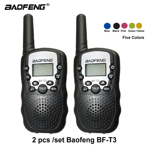 Baofeng-walkie-talkie de BF-T3 para niños, Radio pequeña de mano T3, Radio bidireccional inalámbrica, juguetes para niños, el mejor regalo ► Foto 1/2