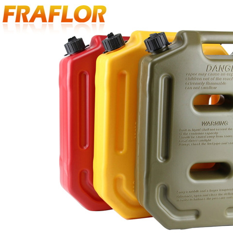 10 l Jerrycan práctico tanque de combustible diésel de gasolina de largo alcance puede embalar para todoterreno SUV ATV contenedor de combustible de triciclo de motocicleta ► Foto 1/1