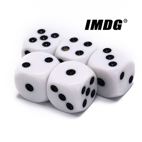 100 unids/pack nueva 14mm Material acrílico #14 dados de Mahjong punto de esquina redonda de alta calidad dados ► Foto 1/4