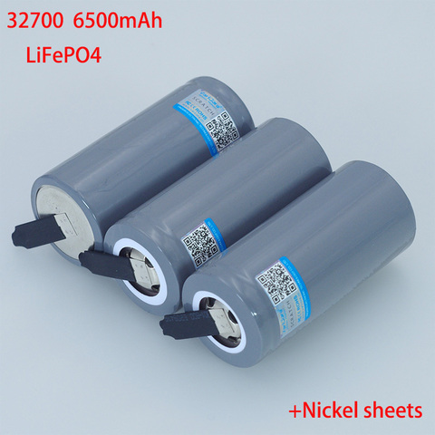 VariCore-batería LiFePO4 de 3,2 V, 32700, 6 uds., 6500mAh, 35A, descarga continua, máxima 55A, batería de alta potencia + hojas de níquel ► Foto 1/5