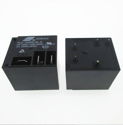 Caliente nuevo 12V 12V relé de SLC-12VDC-SL-C SLC-12VDC-SL SLC-12VDC SLC 12VDC 12V 30A 250VAC SONGLE DIP5 ► Foto 1/6