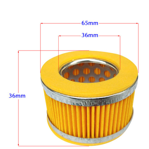 Compresor de aire 24x36x40x53x60x65x66x70x75x95x106mm diámetro interior cilíndrico filtro del silenciador blanco ► Foto 1/6