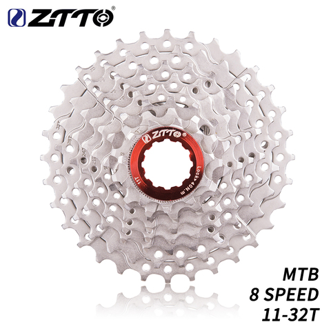 ZTTO-Cassette de 8 velocidades para bicicleta de montaña, 8 s, 8v, K7, volante libre, piezas para M410, M360, M310, 11-32T ► Foto 1/6