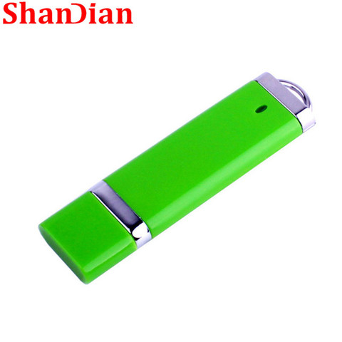 SHANDIAN 4 Color encendedor pen drive con forma de 4GB 16GB 32GB 64GB USB Flash Drive USB pendrive con memoria 64GB ► Foto 1/6