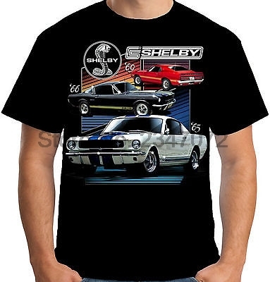 Camiseta con licencia Shelby coches muscular GT350 marca shubuzhi camiseta nueva Camiseta de algodón camisa ► Foto 1/6