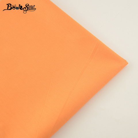 Tela de algodón 100% de alta calidad, clásica, Color naranja, cuarto de tela asargada gruesa, textil para el hogar, tela de costura para cama, novedad ► Foto 1/6